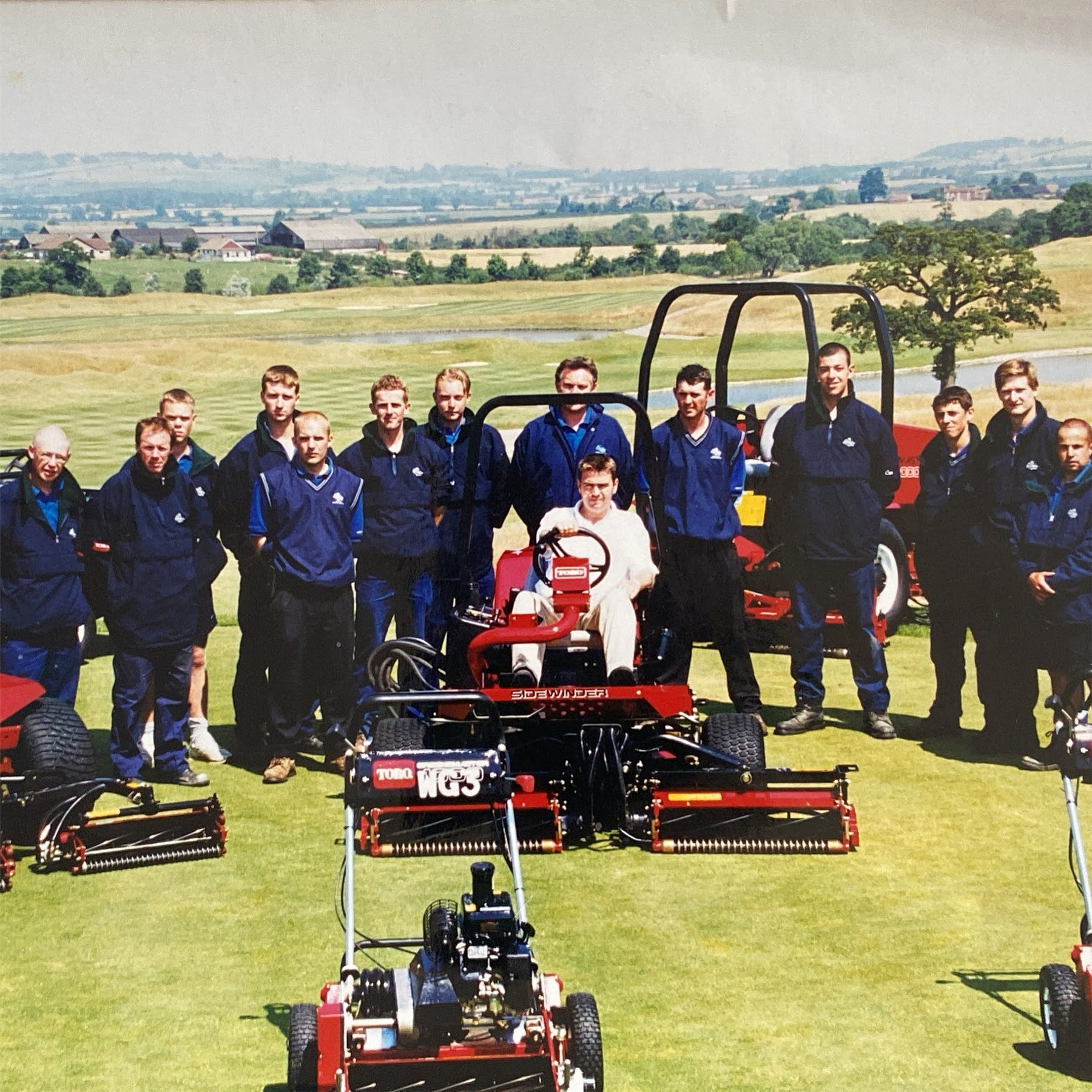 The Oxfordshire Golf Club team in 2000