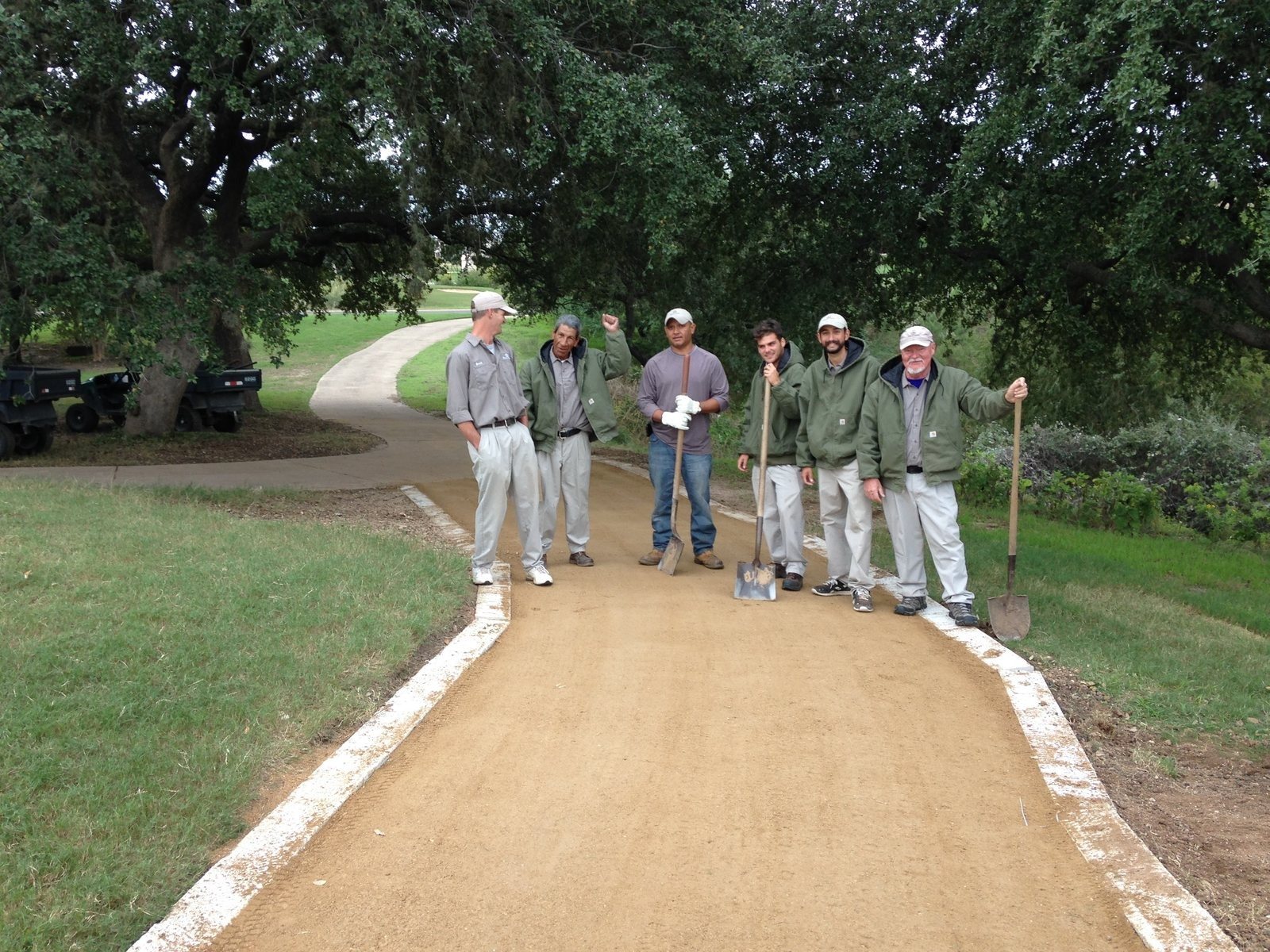 Golf course project team