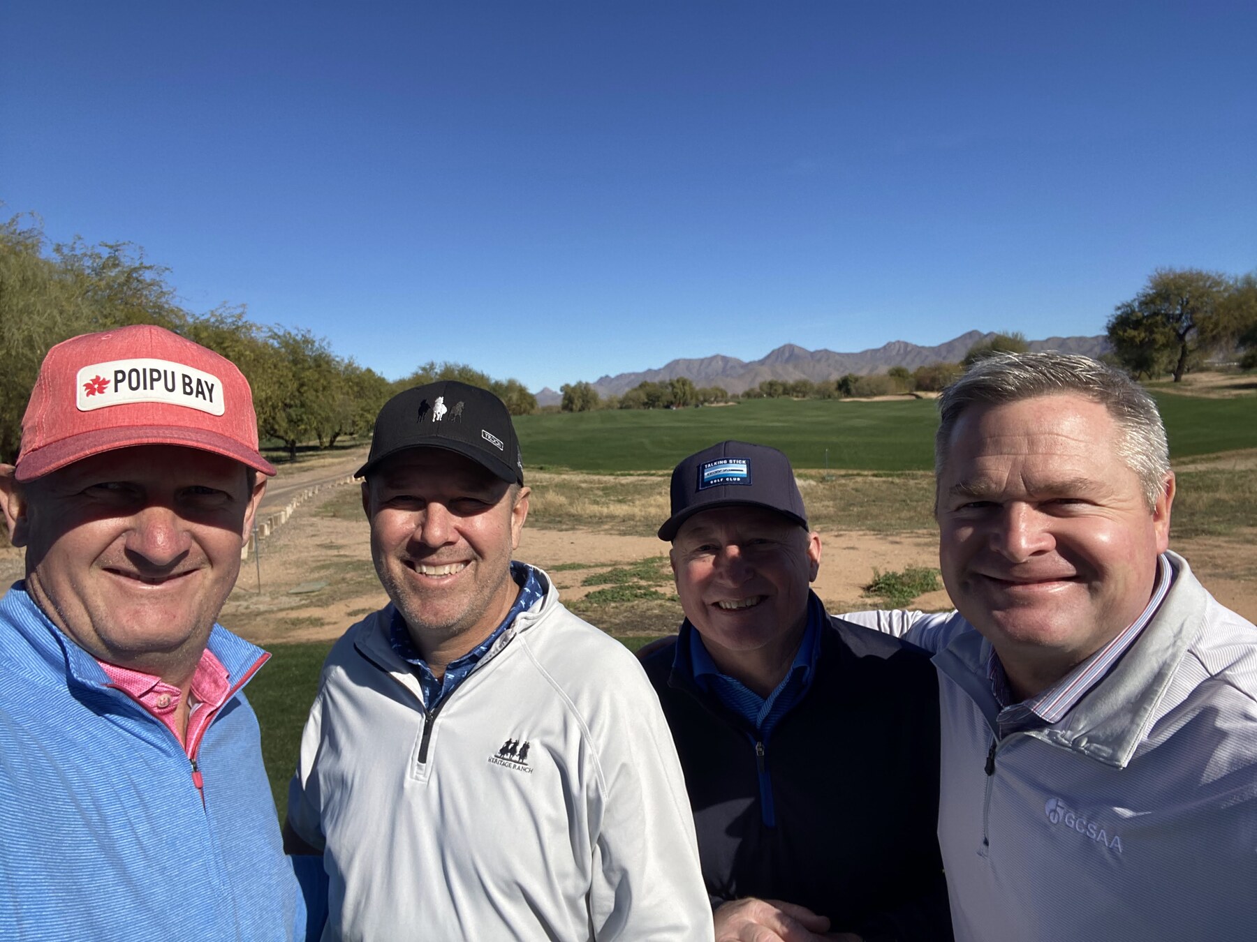 Jake Snyman with fellow golf industry professionals