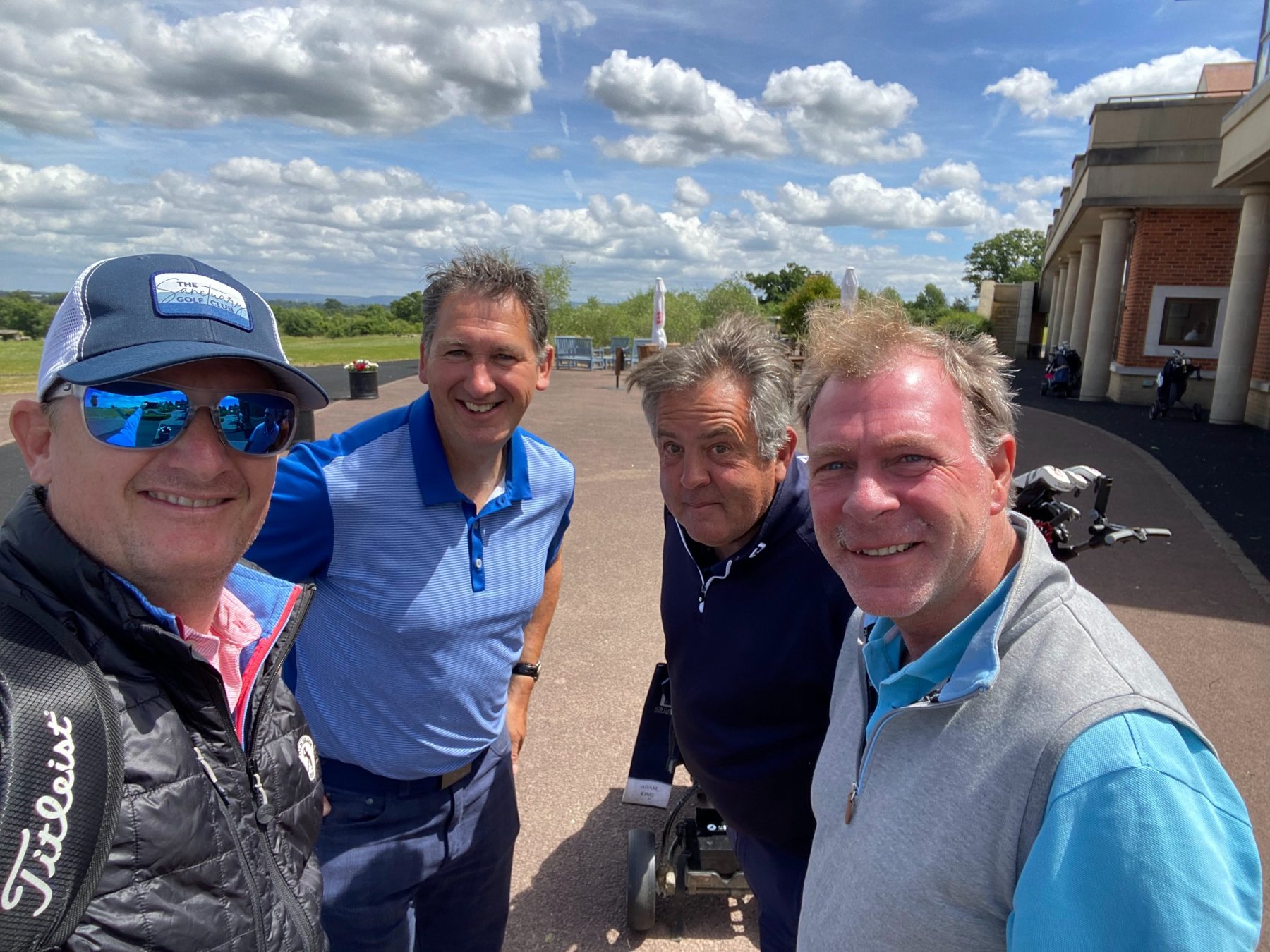 Jake Snyman with longtime colleagues from his UK career