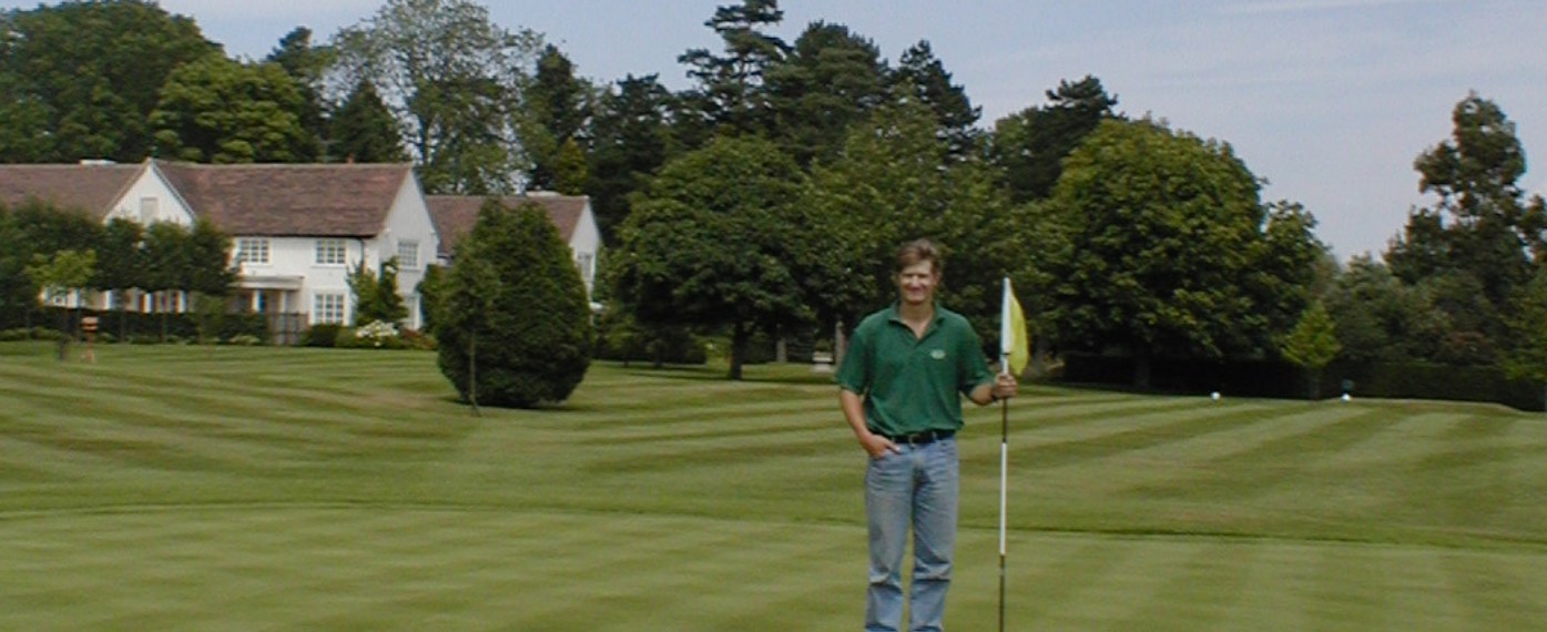 Jake Snyman on the private Par-3 course at Clayton House